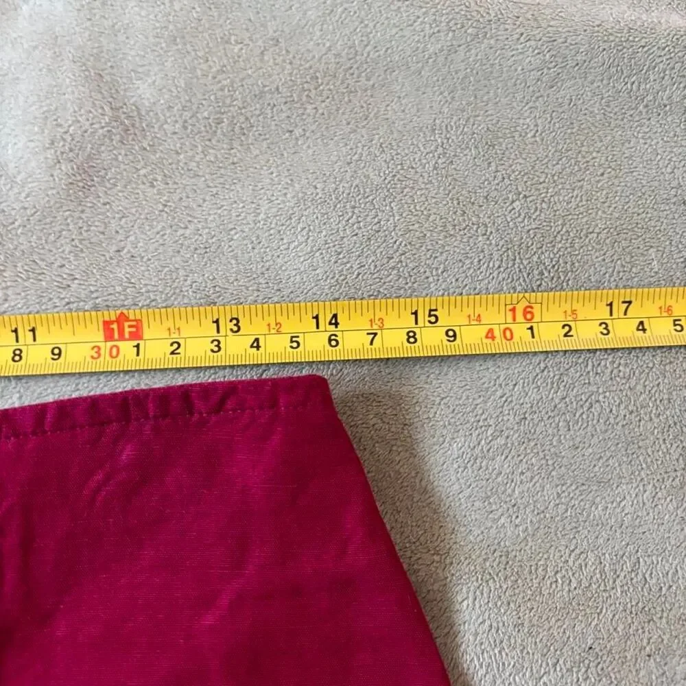 Kookai Women's Red and Burgundy Skirt